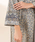 Women's Unstitched Grey Lawn 3 Piece Suit